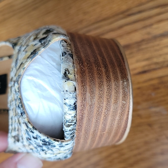 Steve Madden Luxe sz 6 snake print heels - Picture 6 of 8